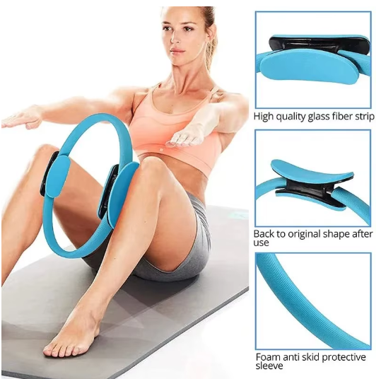 Yoga Fitness Pilates Ring Yoga Ring Open Back Ring Magic Ring Pelvic Floor Muscle Training Yoga Supplies Pilates Ring