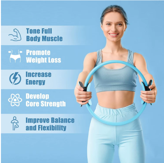 Yoga Fitness Pilates Ring Yoga Ring Open Back Ring Magic Ring Pelvic Floor Muscle Training Yoga Supplies Pilates Ring