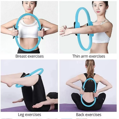 Yoga Fitness Pilates Ring Yoga Ring Open Back Ring Magic Ring Pelvic Floor Muscle Training Yoga Supplies Pilates Ring